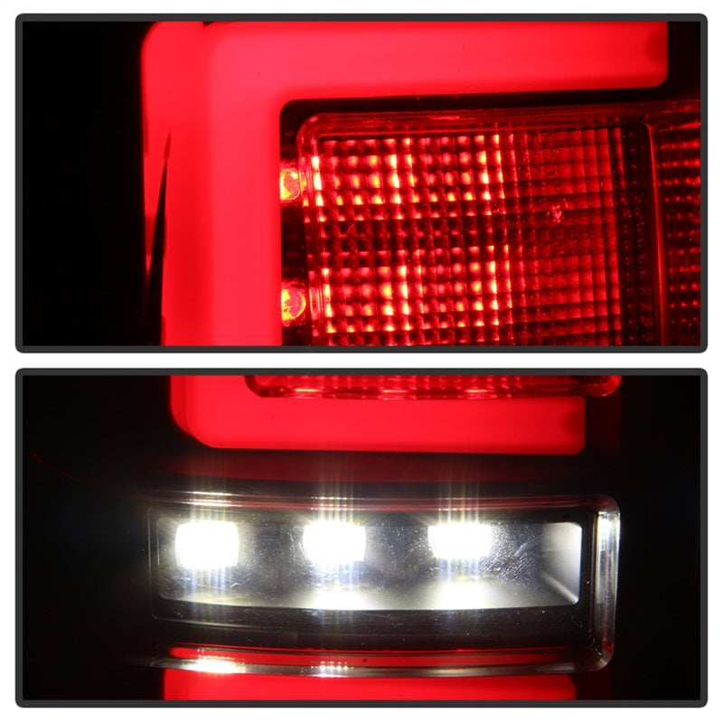 Load image into Gallery viewer, Spyder 16-17 Toyota Tacoma LED Tail Lights - Black (ALT-YD-TT16-LED-BK)
