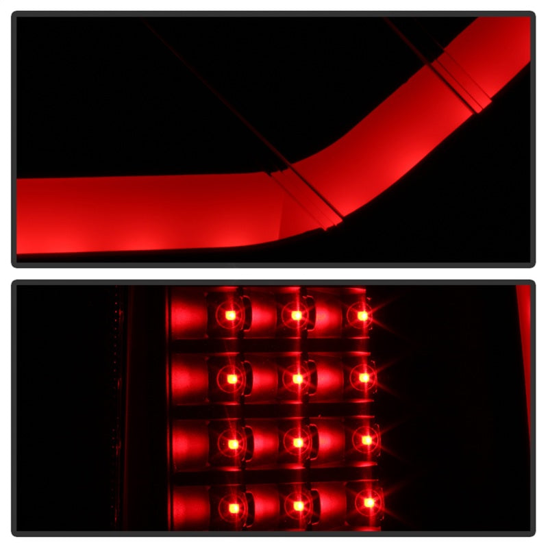 Load image into Gallery viewer, xTune 09-14 Ford F-150 Light Bar LED Tail Lights - Black Smoke (ALT-JH-FF15009-LBLED-BSM)
