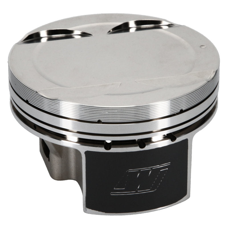 Load image into Gallery viewer, Wiseco Nissan VR38DETT 3.8L 95.58mm Bore 1.232inch CH -6.3 Dome Dish 9.5:1 Stroker Max HD Piston Kit
