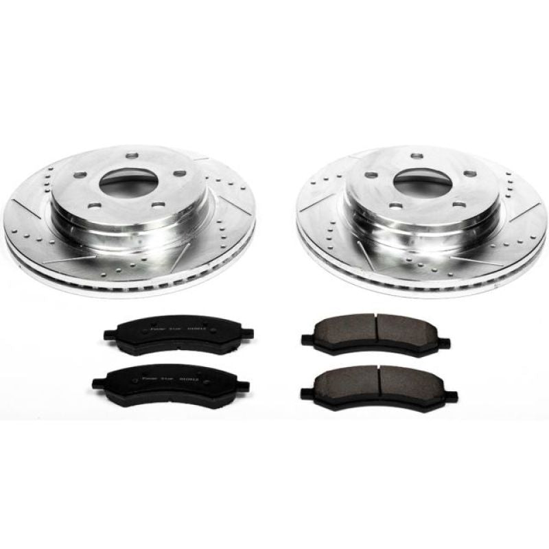 Load image into Gallery viewer, Power Stop 07-09 Chrysler Aspen Front Z23 Evolution Sport Brake Kit

