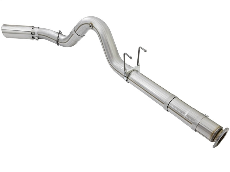 Load image into Gallery viewer, aFe ATLAS 5in DPF-Back Alum Steel Exhaust System w/Polished Tip 2017 Ford Diesel Trucks V8-6.7L (td)
