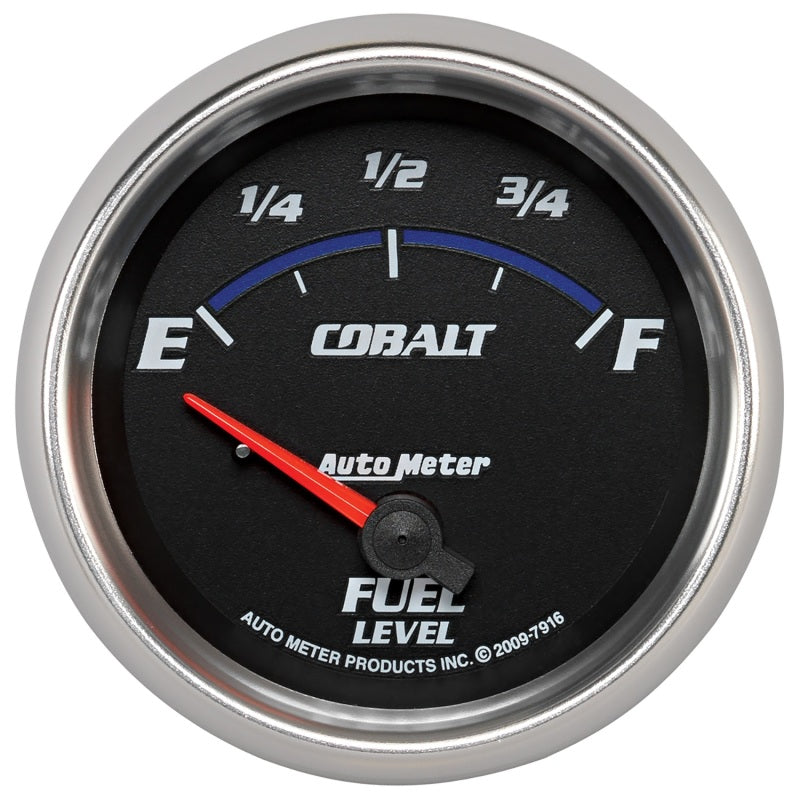 Load image into Gallery viewer, Autometer Cobalt 66.7mm 240-33 ohms Short Sweep Electronic Fuel Level Gauge
