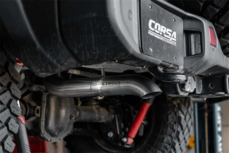 Load image into Gallery viewer, Corsa 2018-2025 Jeep Wrangler JLU 3.6L Sport 2.75in Cat-Back Exhaust w/ Turn Down Tip
