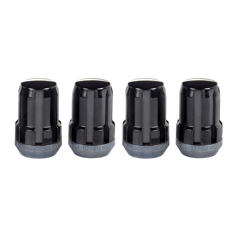 Load image into Gallery viewer, McGard SplineDrive Lug Nut (Cone Seat) M12X1.25 / 1.24in. Length (4-Pack) - Black (Req. Tool)
