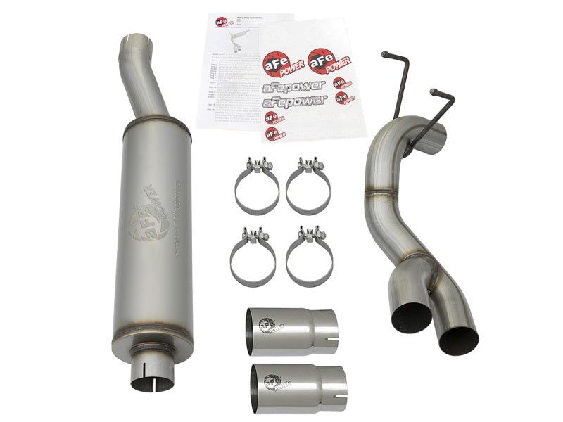 Load image into Gallery viewer, aFe POWER Rebel Series 3.5in 409 SS Cat Back Exhaust w/Pol Tips 14-17 RAM 2500/3500 V8-6.4L Hemi
