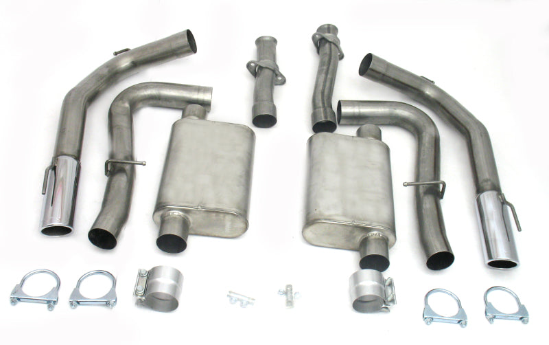 Load image into Gallery viewer, JBA 99-04 Ford Mustang Cobra IRS 4.6L 4V 409SS Dual Rear Exit Cat-Back Exhaust
