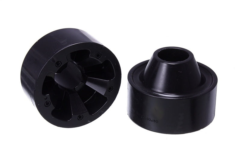 Load image into Gallery viewer, Energy Suspension 07-17 Jeep Wrangler (JK) Black Rear Coil Spring Spacer 1-3/4in Lift Set
