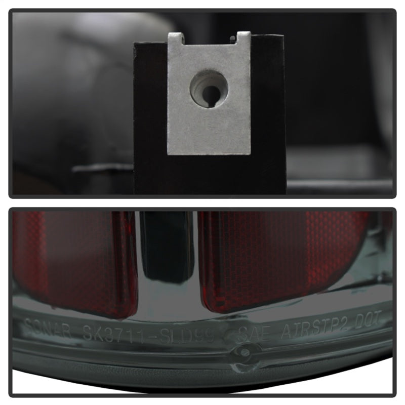 Load image into Gallery viewer, Spyder Chevy Silverado 1500/2500 99-02 (Not Stepside) Euro Style Tail Lights Smke ALT-YD-CS99-SM

