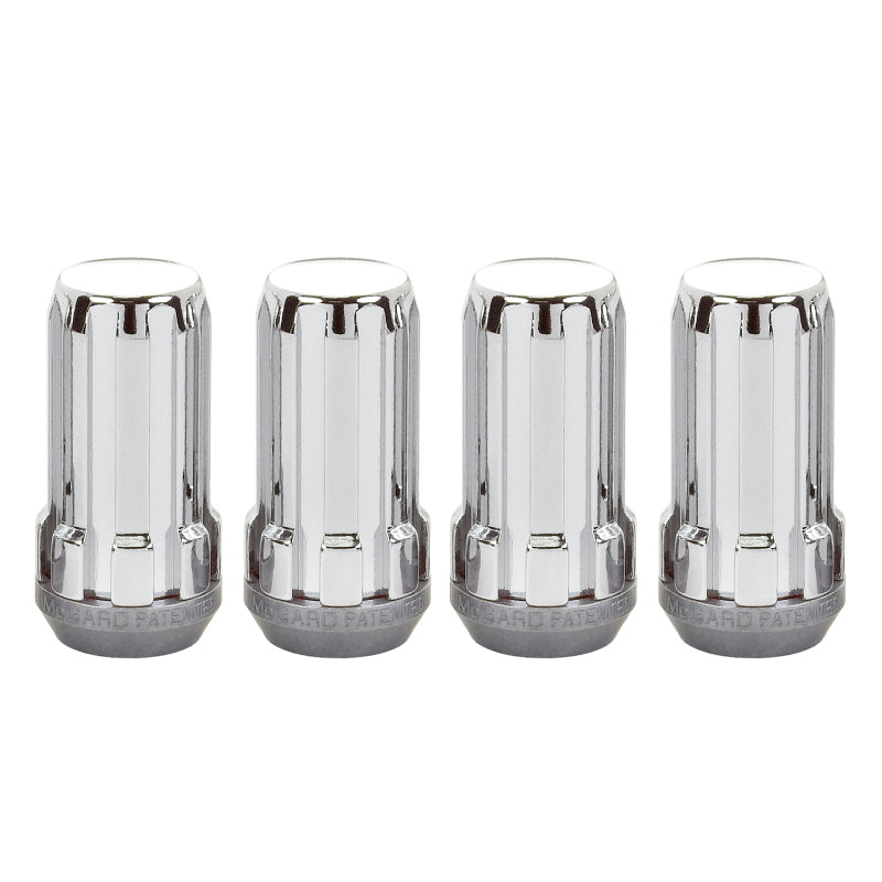 Load image into Gallery viewer, McGard SplineDrive Lug Nut (Cone Seat) 1/2-20 / 1.60in. Length (4-Pack) - Chrome (Req. Tool)
