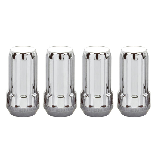 McGard SplineDrive Lug Nut (Cone Seat) 1/2-20 / 1.60in. Length (4-Pack) - Chrome (Req. Tool)