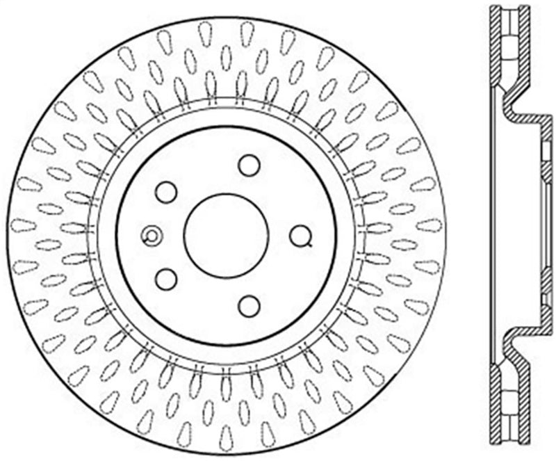 Load image into Gallery viewer, StopTech Slotted &amp; Drilled Sport Brake Rotor
