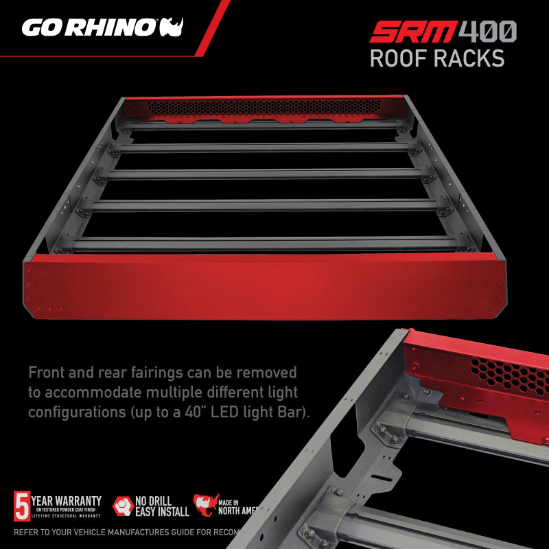 Load image into Gallery viewer, Go Rhino SRM 400 Roof Rack - 68in
