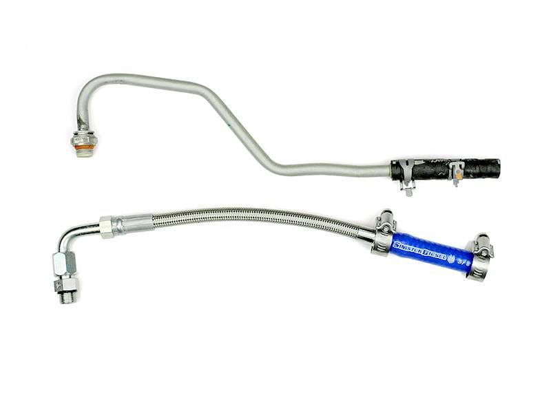 Load image into Gallery viewer, Sinister Diesel Turbo Coolant Feed Line for 2011-2016 Ford Powerstroke 6.7L
