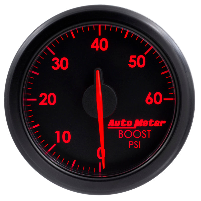 Load image into Gallery viewer, Autometer Airdrive 2-1/6in Boost Gauge 0-60 PSI - Black
