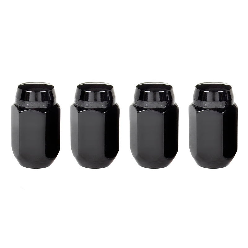 Load image into Gallery viewer, McGard Hex Lug Nut (Cone Seat) M14X1.5 / 22mm Hex / 1.635in. Length (4-Pack) - Black
