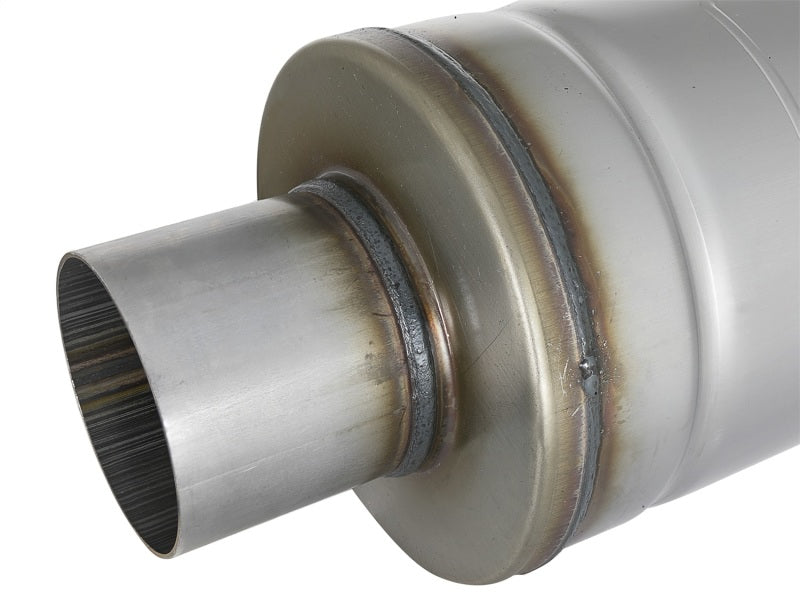Load image into Gallery viewer, aFe MACH Force-Xp 409 SS Muffler 3in Center/Center 14in L x 6in Dia - Round Body
