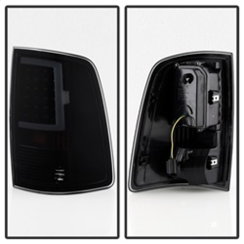 Load image into Gallery viewer, xTune 13-18 Dodge Ram 1500 (LED Model Only) LED Tail Lights - Blk Smk (ALT-ON-DRAM13V2-LBLED-BSM)
