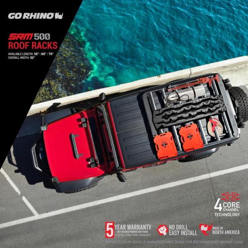 Load image into Gallery viewer, Go Rhino SRM 500 Roof Rack - 65in
