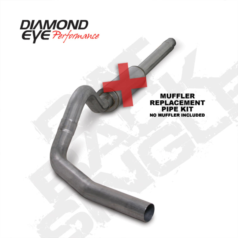 Load image into Gallery viewer, Diamond Eye KIT 4in Catback Single SS: 94-97 FORD 7.3L F250/F350 PWRSTROKE
