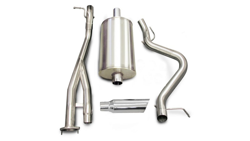 Load image into Gallery viewer, Corsa 2003-2007 -06 Chevrolet Silverado Short Bed SS 6.0L V8 Polished Sport Cat-Back Exhaust
