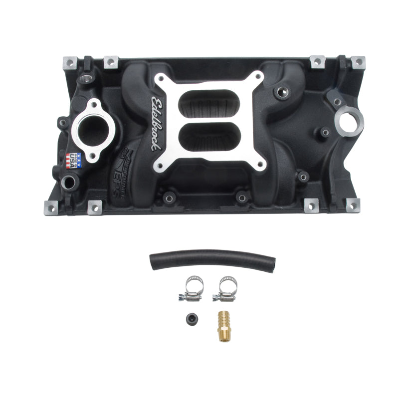 Load image into Gallery viewer, Edelbrock Manifold Performer Eps SB Chevy Vortec Black Finish
