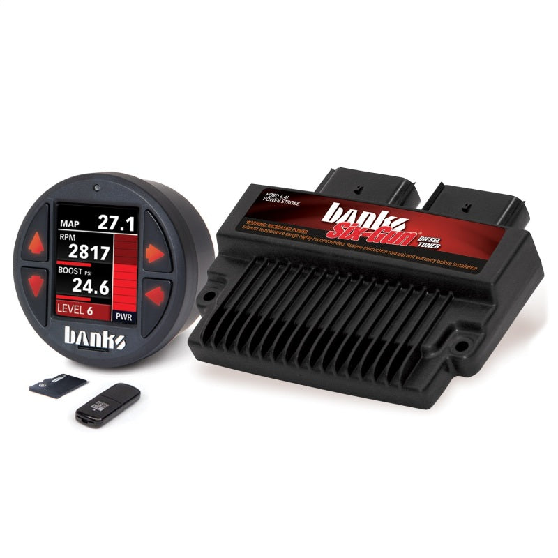 Load image into Gallery viewer, Banks Power 08-10 Ford F-250/F-350/F-450 6.4L Six-Gun Diesel Tuner w/ iDash-1.8 DataMonster
