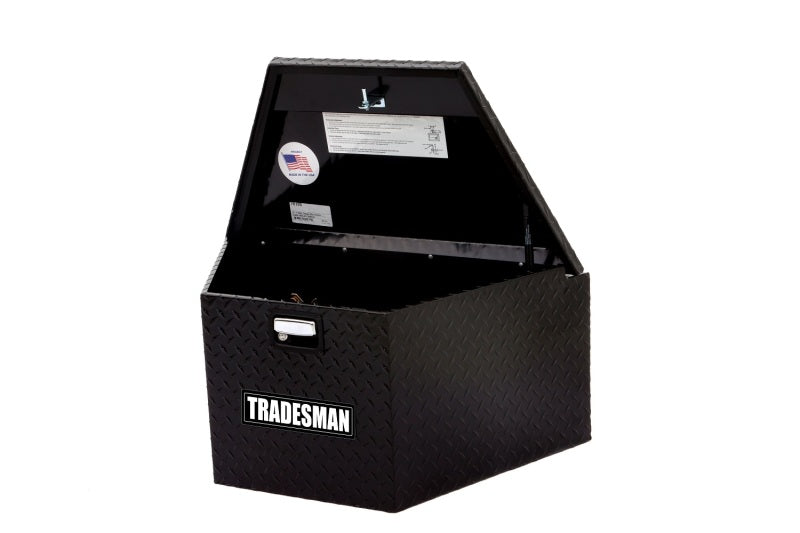 Load image into Gallery viewer, Tradesman Aluminum Trailer Tongue Storage Box (16in.) - Black
