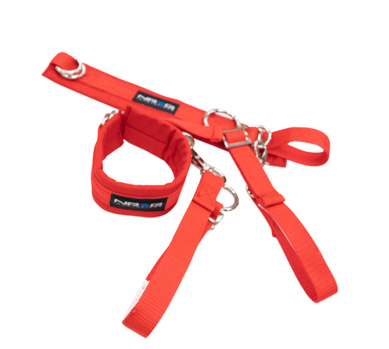 Load image into Gallery viewer, NRG SFI 3.3 Arm Restraints One Pair - Red
