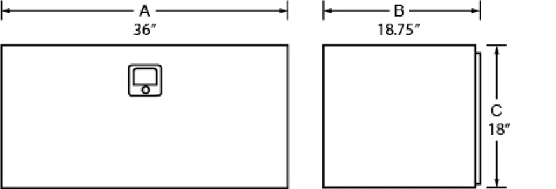 Load image into Gallery viewer, Lund Universal Steel Underbody Box - White
