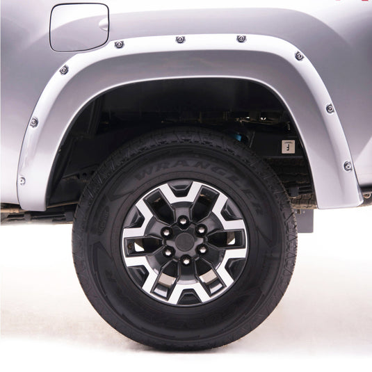 EGR 15+ GMC Sierra HD Bolt-On Look Color Match Fender Flares - Set - FF Switchblade Silver