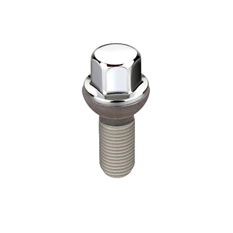 Load image into Gallery viewer, McGard Hex Lug Bolt (Radius Seat) M14X1.5 / 17mm Hex / 26.3mm Shank Length (Box of 50) - Chrome
