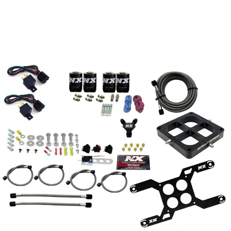 Load image into Gallery viewer, Nitrous Express Dominator Dual Stage Billit Crossbar Nitrous Kit (50-300 &amp; 100-500HP) w/o Bottle
