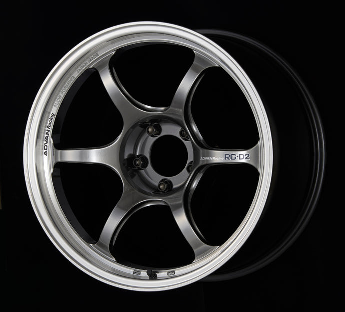 Advan RG-D2 18x8.0 +45 5x120 Machining and Racing Hyper Black Wheel