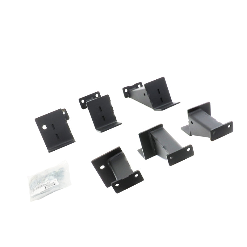 Load image into Gallery viewer, Go Rhino 07-18 Jeep Wrangler JKU 4dr Brackets for Dominator Xtreme Frame Slider - Tex. Blk

