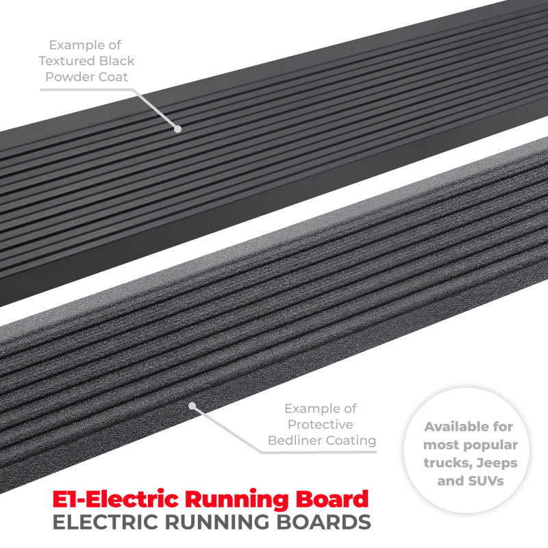 Load image into Gallery viewer, RealTruck 21-24 Ford Bronco 2dr VoltStep Electric Running Board Kit (No Drill) - Tex. Blk
