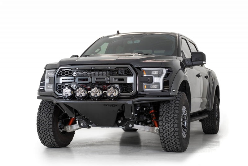 Load image into Gallery viewer, Addictive Desert Designs 17-20 Ford Raptor Pro Add-On Light Hoop - Hammer Black
