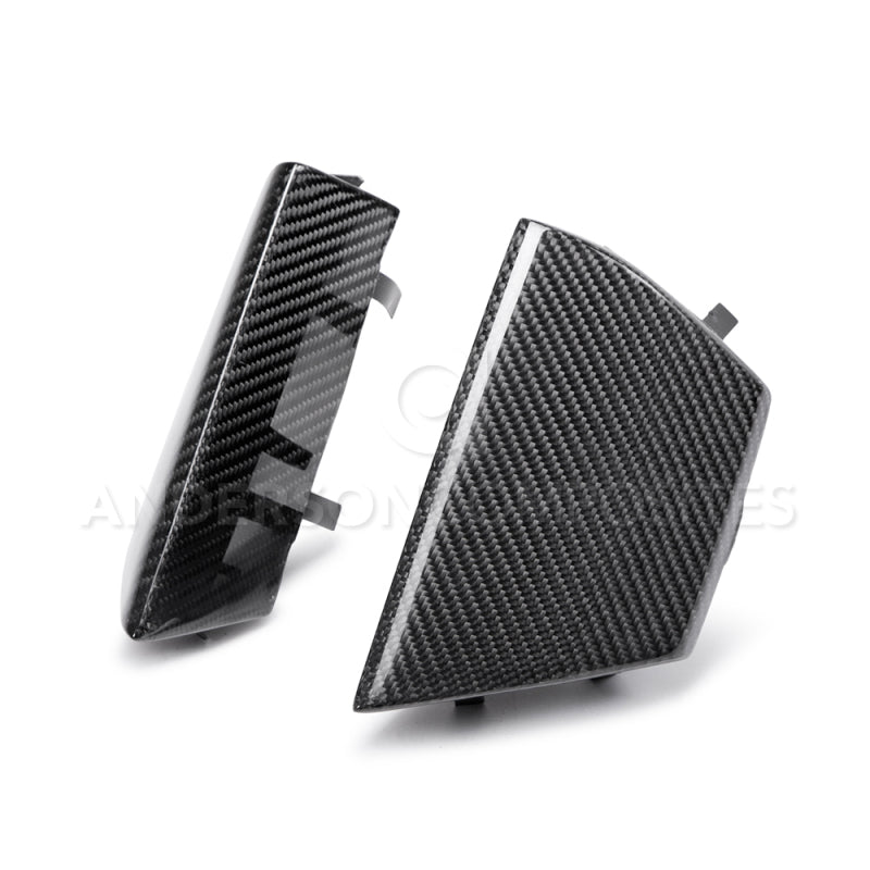 Load image into Gallery viewer, Anderson Composites 15-20 Ford Mustang Shelby GT350 Carbon Fiber Front Upper Grille Inserts
