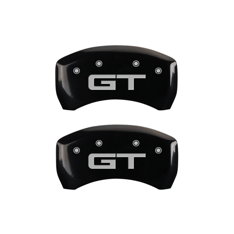 Load image into Gallery viewer, MGP 4 Caliper Covers Engraved Front &amp; Rear MGP Yellow finish black ch
