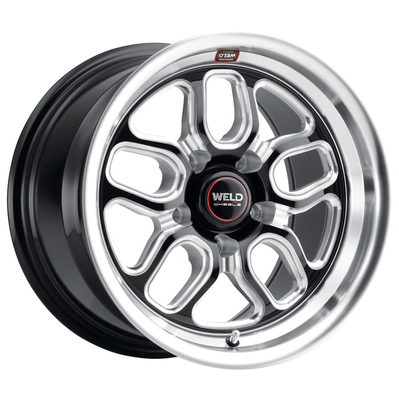 Load image into Gallery viewer, Weld S152 15X10 Laguna Drag 5X120.7 ET50 BS7.5 Gloss Black MIL Dia 78.1
