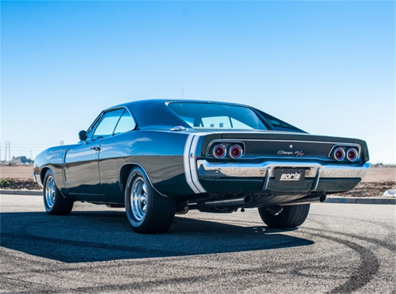 Load image into Gallery viewer, Borla CrateMuffler Big Block Mopar 383/413/426/440 2.5in Offset/Center 14inx4.35inx9in Oval Muffler
