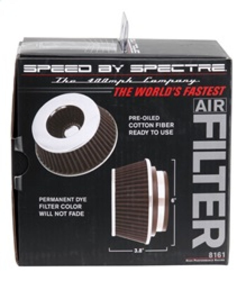 Load image into Gallery viewer, Spectre Adjustable Conical Air Filter 2-1/2in. Tall (Fits 3in. / 3-1/2in. / 4in. Tubes) - Black
