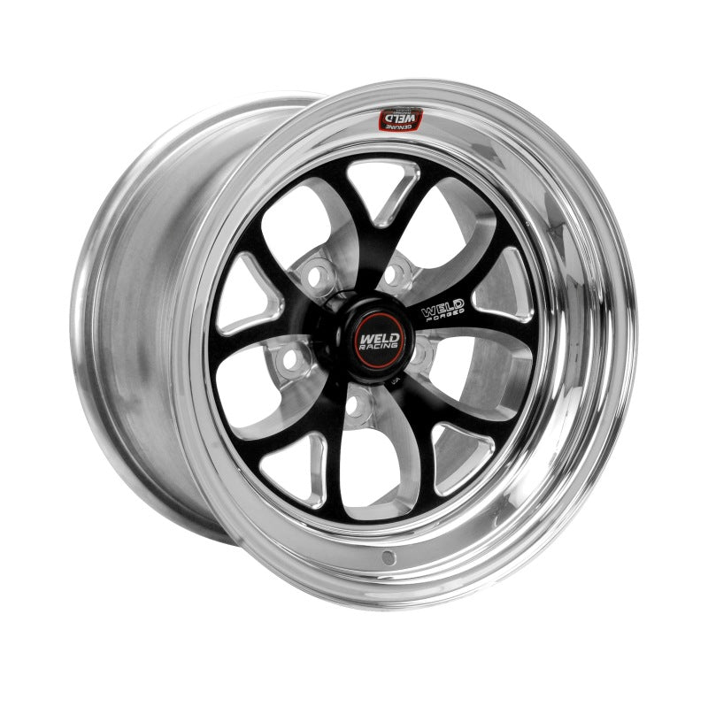 Load image into Gallery viewer, Weld S76 15x14.33 / 5x4.5 BP / 3.5in. BS Black Wheel (Medium Pad) - Non-Beadlock
