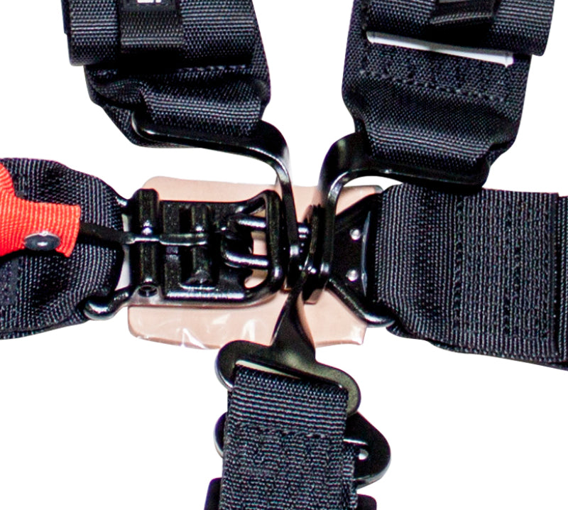 Load image into Gallery viewer, NRG SFI 16.1 5PT 3in Seat Belt Harness / Latch Link - Black

