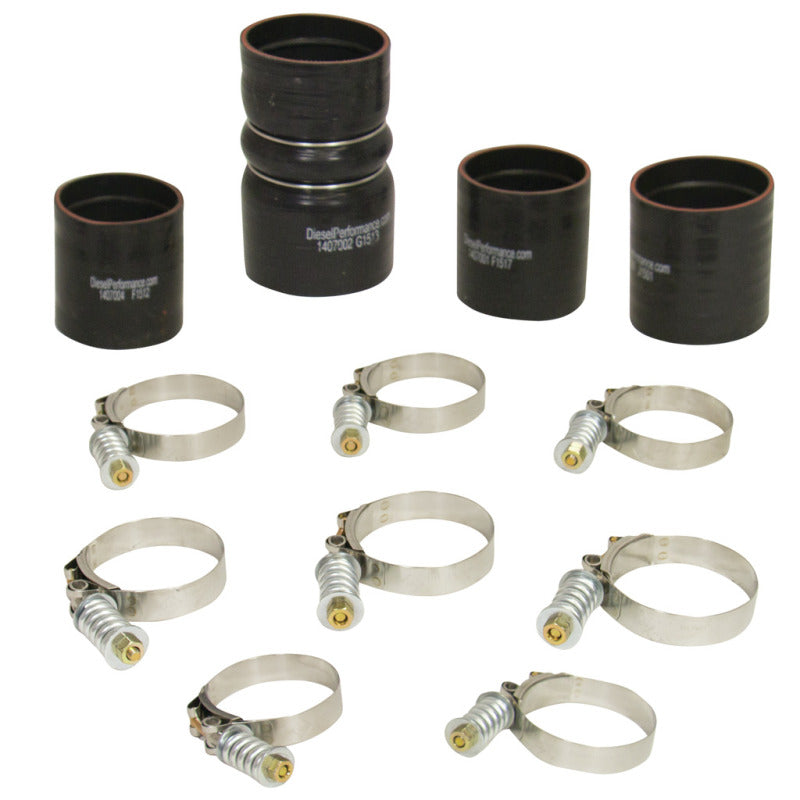 Load image into Gallery viewer, BD Diesel Intercooler Hose &amp; Clamp Kit - 2008-2010 Ford 6.4L Powerstroke
