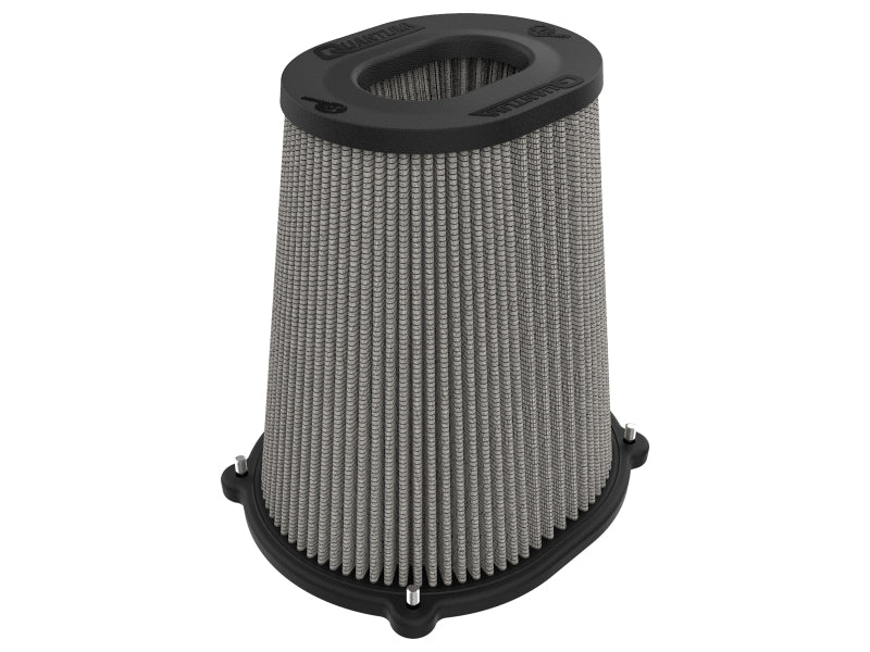 Load image into Gallery viewer, aFe Quantum Pro DRY S Air Filter Inverted Top - 5.5inx4.25in Flange x 9in Height - Dry PDS
