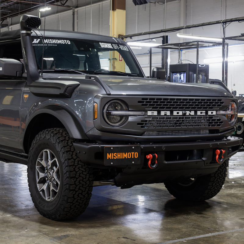 Load image into Gallery viewer, Mishimoto 2021+ Ford Bronco Modular Bumper License Plate Relocation
