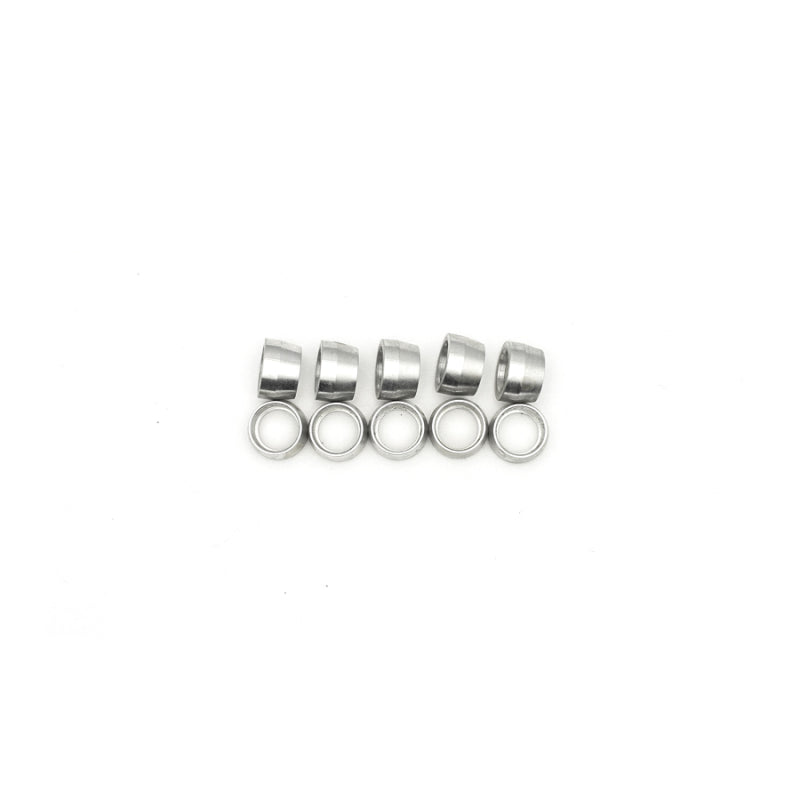 Load image into Gallery viewer, DeatschWerks Replacement PTFE Hose End Olive Insert 6AN (Pack of 10)

