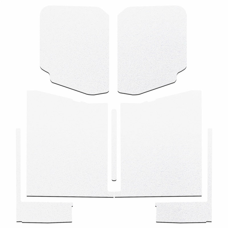 Load image into Gallery viewer, DEI 20-22 Jeep Gladiator JT 4-Door Boom Mat Complete Headliner Kit - 7 Piece - White
