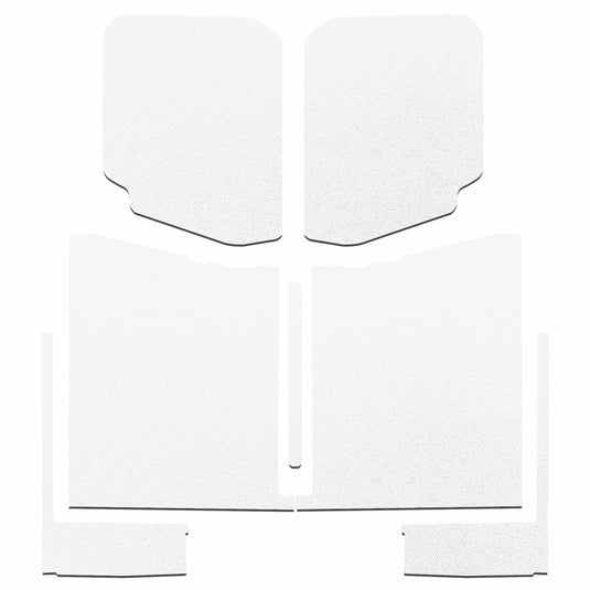 DEI 20-22 Jeep Gladiator JT 4-Door Boom Mat Complete Headliner Kit - 7 Piece - White