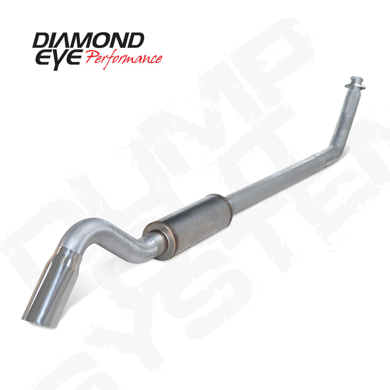Load image into Gallery viewer, Diamond Eye 4in AL TURBO BACK SGL DUMP OUT 94-02 DODGE INCLUDING TIP
